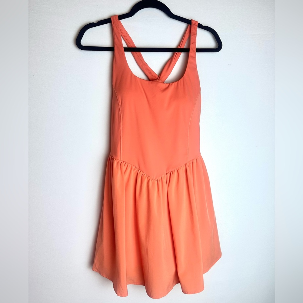 Halara Breezeful Backless Corset 2-in-1 Pocket Mini Quick Dry Flowy Active Dress - Picture 5 of 16